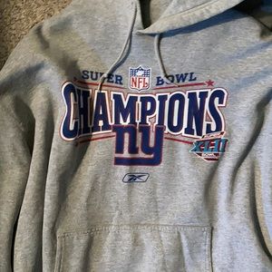 Reebok New York Giants Super Bowl Hoodie
